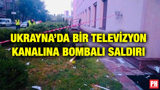 UKRAYNA’DA BİR TELEVİZYON KANALINA BOMBALI SALDIRI