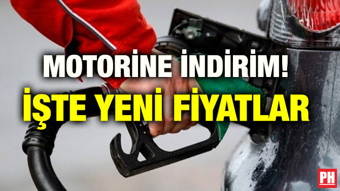 MOTORİNE İNDİRİM! İŞTE YENİ FİYATLAR
