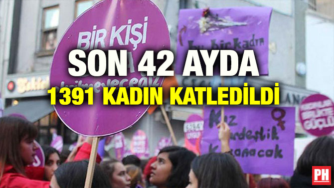 SON 42 AYDA 1391 KADIN KATLEDİLDİ