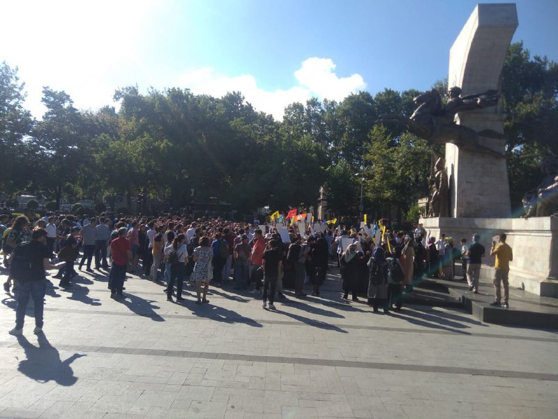 Suriyeliler için yapılan eylemden…