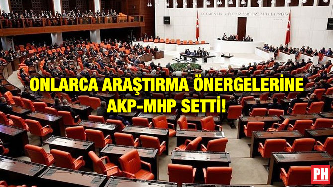 ONLARCA ARAŞTIRMA ÖNERGELERİNE AKP-MHP SETTİ!