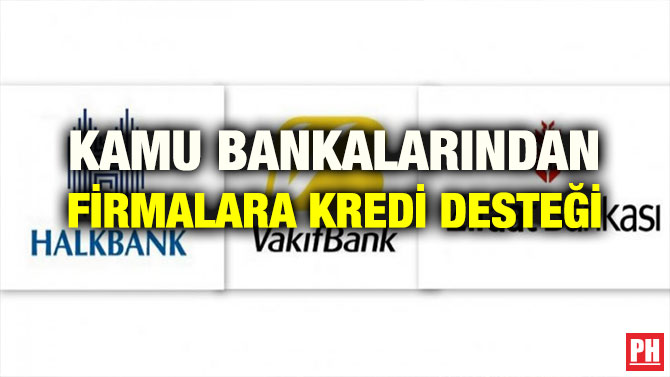 KAMU BANKALARINDAN FİRMALARA KREDİ DESTEĞİ