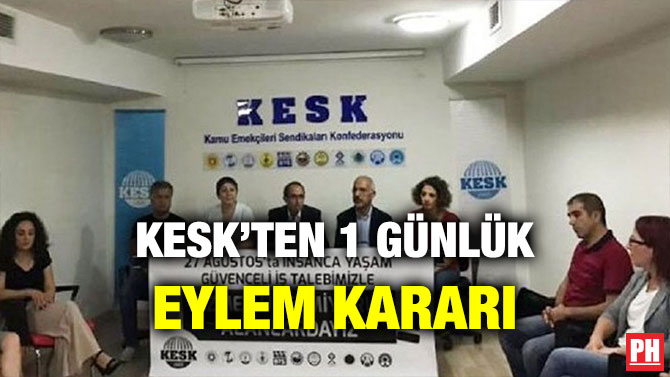 KESK’TEN 1 GÜNLÜK EYLEM KARARI