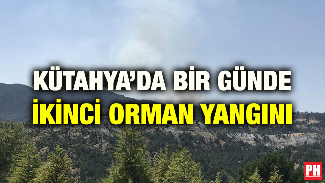 KÜTAHYA’DA BİR GÜNDE İKİNCİ ORMAN YANGINI