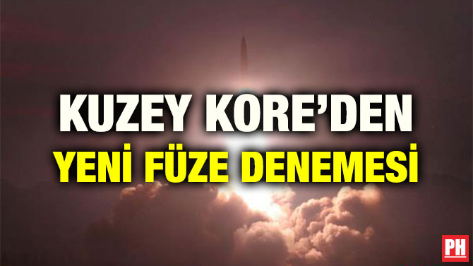 KUZEY KORE’DEN YENİ FÜZE DENEMESİ