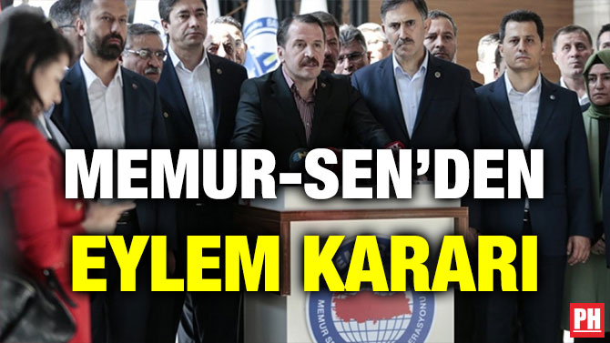 MEMUR-SEN’DEN EYLEM KARARI