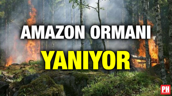 AMAZON ORMANI YANIYOR
