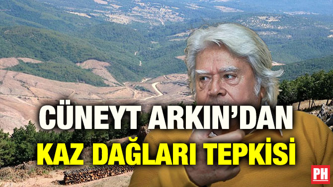 CÜNEYT ARKIN’DAN KAZ DAĞLARI TEPKİSİ