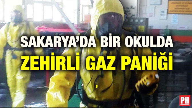 SAKARYA’DA BİR OKULDA ZEHİRLİ GAZ PANİĞİ