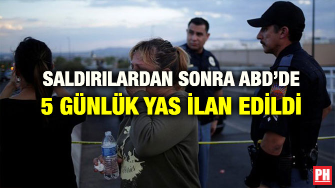 SALDIRILARDAN SONRA ABD’DE 5 GÜNLÜK YAS İLAN EDİLDİ