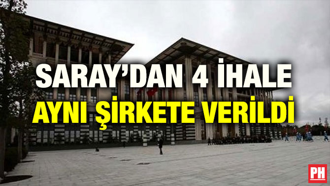 SARAY’DAN 4 İHALE AYNI ŞİRKETE VERİLDİ