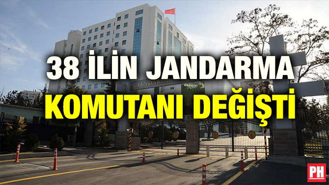 38 İLİN JANDARMA KOMUTANI DEĞİŞTİ