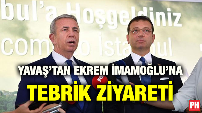 YAVAŞ’TAN EKREM İMAMOĞLU’NA TEBRİK ZİYARETİ
