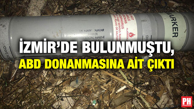 İZMİR’DE BULUNMUŞTU, ABD DONANMASINA AİT ÇIKTI
