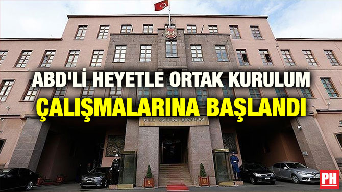 ABD’Lİ HEYETLE ORTAK KURULUM ÇALIŞMALARINA BAŞLANDI