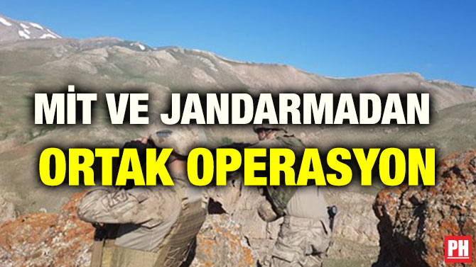 MİT VE JANDARMADAN ORTAK OPERASYON