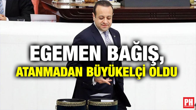 EGEMEN BAĞIŞ, ATANMADAN BÜYÜKELÇİ OLDU