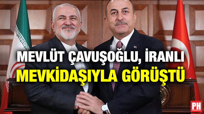 MEVLÜT ÇAVUŞOĞLU, İRANLI MEVKİDAŞIYLA GÖRÜŞTÜ