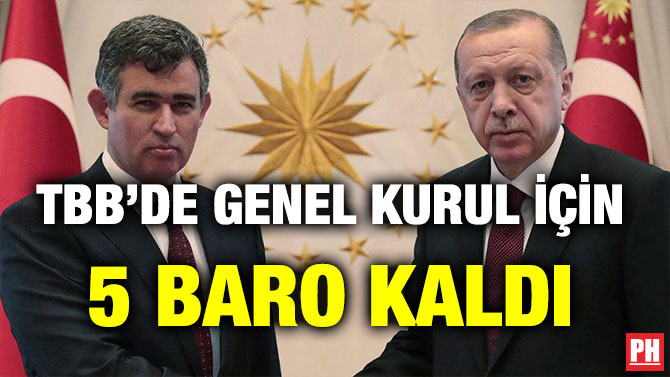 TBB’DE GENEL KURUL İÇİN 5 BARO KALDI