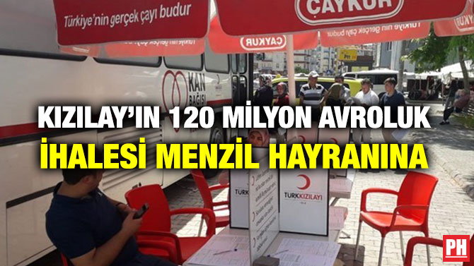 KIZILAY’IN 120 MİLYON AVROLUK İHALESİ MENZİL HAYRANINA