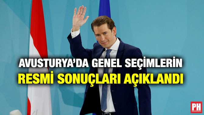 AVUSTURYA’DA GENEL SEÇİMLERİN RESMİ SONUÇLARI AÇIKLANDI
