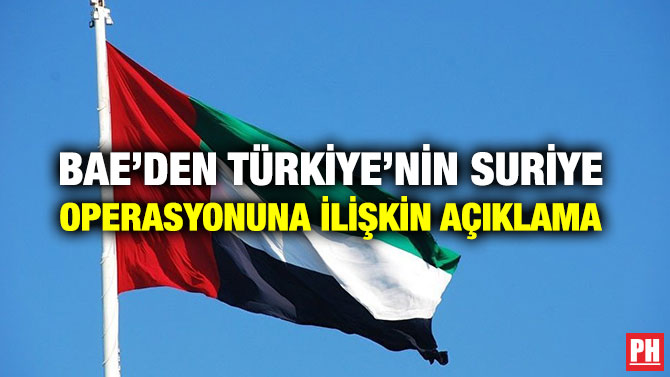 BAE’DEN TÜRKİYE’NİN SURİYE OPERASYONUNA İLİŞKİN AÇIKLAMA