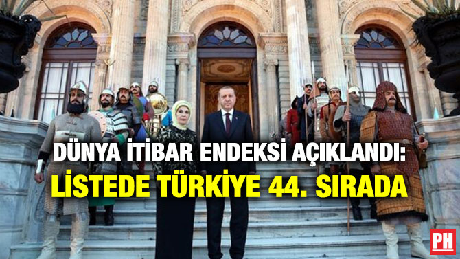 DÜNYA İTİBAR ENDEKSİ AÇIKLANDI: LİSTEDE TÜRKİYE 44. SIRADA