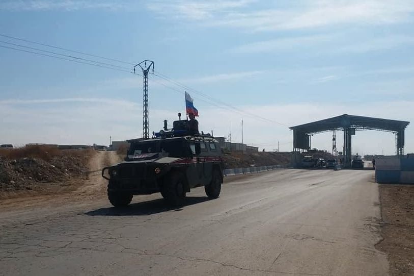 Rus askeri polisi Ayn El Arap'a girdi