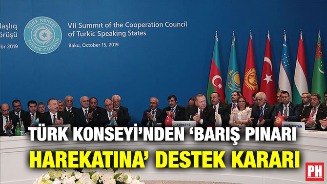 TÜRK KONSEYİ’NDEN ‘BARIŞ PINARI  HAREKATINA’ DESTEK KARARI