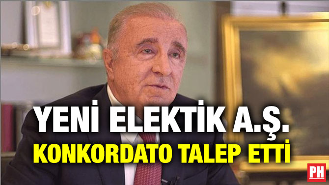 YENİ ELEKTİK A.Ş. KONKORDATO TALEP ETTİ