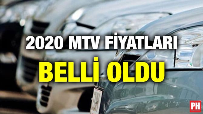 2020 MTV FİYATLARI BELLİ OLDU
