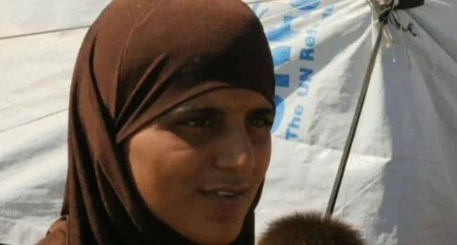 Tooba Gondal Ayn Issa'daki kampta
