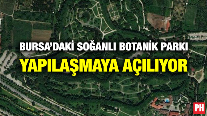 BURSA’DAKİ SOĞANLI BOTANİK PARKI YAPILAŞMAYA AÇILIYOR