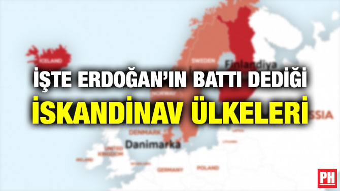 İŞTE ERDOĞAN’IN BATTI DEDİĞİ İSKANDİNAV ÜLKELERİ