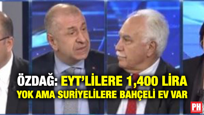 ÖZDAĞ: EYT’LİLERE 1,400 LİRA YOK AMA SURİYELİLERE BAHÇELİ EV VAR