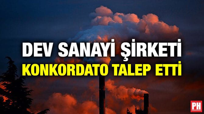 DEV SANAYİ ŞİRKETİ KONKORDATO TALEP ETTİ