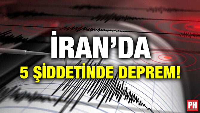 İRAN’DA KORKUTAN DEPREM!