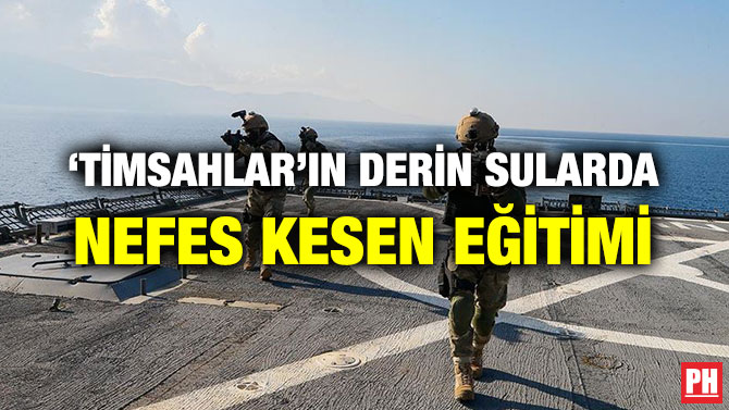 ‘TİMSAHLAR’IN DERİN SULARDA NEFES KESEN EĞİTİMİ