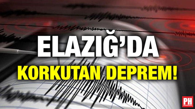 ELAZIĞ’DA KORKUTAN DEPREM!