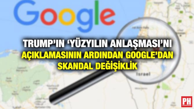 TRUMP’IN ‘YÜZYILIN ANLAŞMASI’NI AÇIKLAMASININ ARDINDAN GOOGLE’DAN SKANDAL DEĞİŞİKLİK