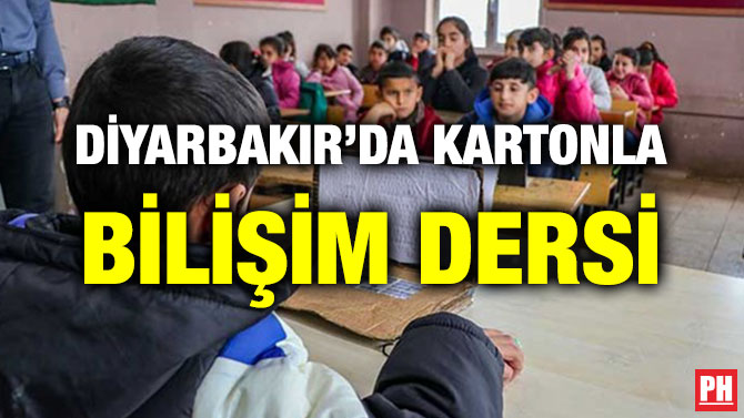 DİYARBAKIR’DA KARTONLA BİLİŞİM DERSİ