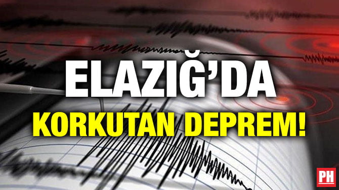 ELAZIĞ’DA KORKUTAN DEPREM!
