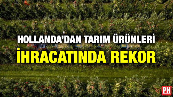 HOLLANDA’DAN TARIM ÜRÜNLERİ İHRACATINDA REKOR