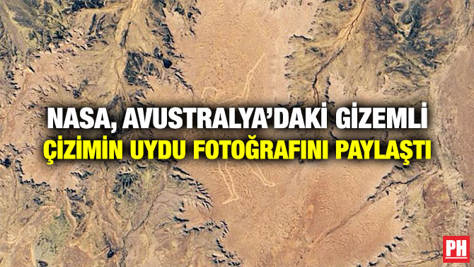 NASA, AVUSTRALYA’DAKİ GİZEMLİ ÇİZİMİN UYDU FOTOĞRAFINI PAYLAŞTI