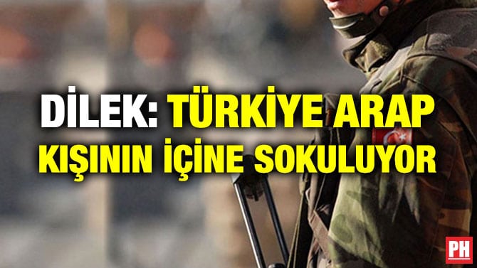 DİLEK: TÜRKİYE ARAP KIŞININ İÇİNE SOKULUYOR