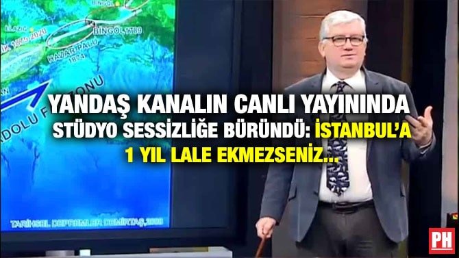 YANDAŞ KANALIN CANLI YAYININDA STÜDYO SESSİZLİĞE BÜRÜNDÜ: İSTANBUL’A 1 YIL LALE EKMEZSENİZ…