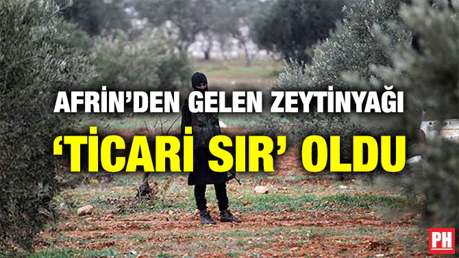 AFRİN’DEN GELEN ZEYTİNYAĞI ‘TİCARİ SIR’ OLDU