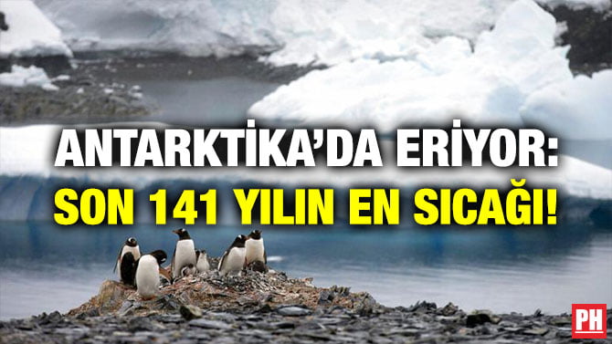 ANTARKTİKA’DA ERİYOR: SON 141 YILIN EN SICAĞI!