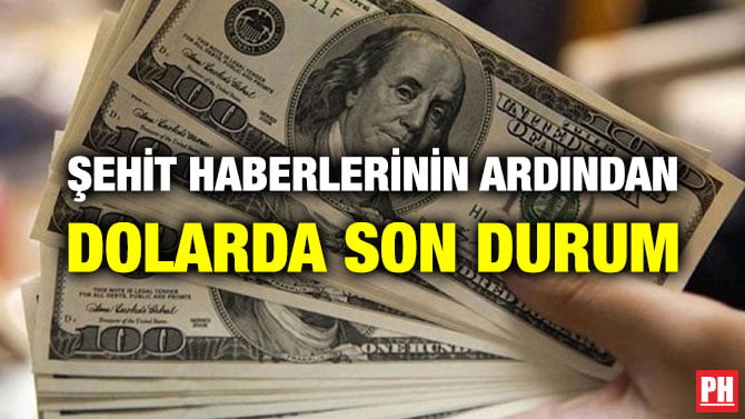 ŞEHİT HABERLERİNİN ARDINDAN DOLARDA SON DURUM