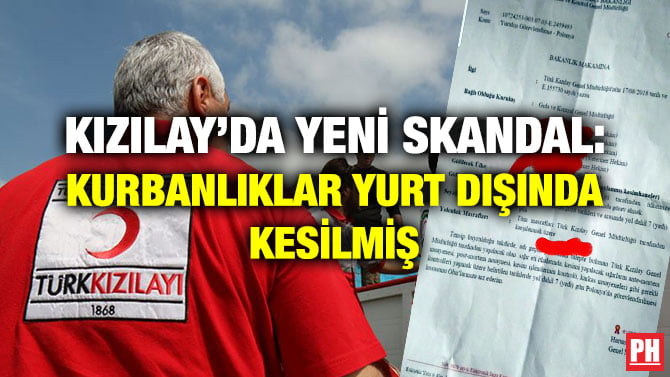 KIZILAY’DA YENİ SKANDAL: KURBANLIKLAR YURT DIŞINDA KESİLMİŞ